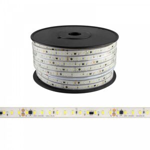 LEDDIRETTO Strisce LED 220V 16W/m, 120lm/W, chip PHILIPS Lumileds, Dimmerabile, tagl. 10cm – 50m