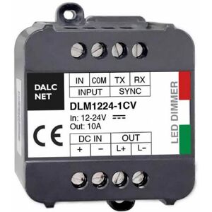 DALCNET Controller Dimmer Monocanale 12/24Vdc Comandabile da Pulsante