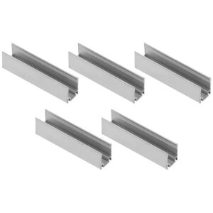 LEDDIRETTO Clips di Fissaggio da 5 cm per Neon Flex LED Serie 220V - KIT 5PZ