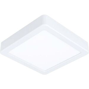 Eglo FUEVA 5 PLAFONIERA LED QUADRATA IN METALLO BIANCO 16X16 CM. 11W 4000K 1350LM 99246