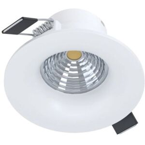 Eglo SALICETO LAMPADA LED DA INCASSO IN ALLUMINIO BIANCO 6W DN. 88 MM. 4000K 450LM 98245