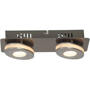 Brilliant Applique LED moderno Crossing grigio