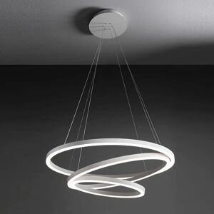 Leroy Merlin Lampadario Moderno Hurricane bianco, in alluminio, D. 80 cm