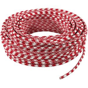 MERLOTTI Cavo tessile H03VV-F 2 x 0.75 mm² L 5 m  bianco,rosso