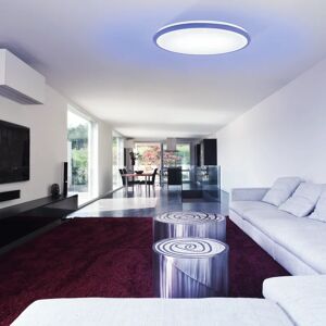 EGLO Plafoniera moderno Lipari LED dimmerabile , in acciaio, bianco D. 59 cm 59 cm, 2 luci  3000 LM