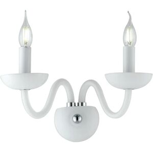 LUCE AMBIENTE DESIGN Applique neoclassico Alfiere bianco