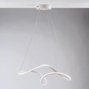 Leroy Merlin Lampadario Design Dana LED bianco, in alluminio, L. 35 cm, 5000 LM