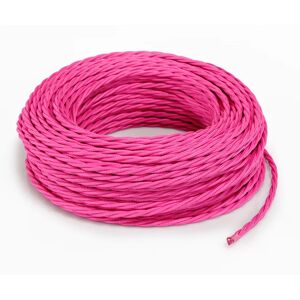 MERLOTTI Cavo tessile H03VV-F 2 x 0.75 mm² L 50 m  fucsia