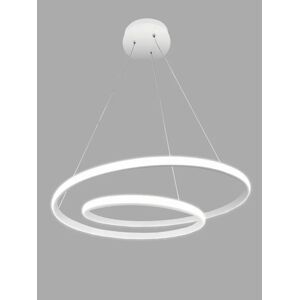 Leroy Merlin Lampadario Moderno MALENA bianco, in alluminio, D. 60 cm