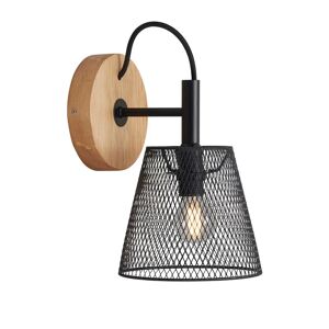 Leroy Merlin Applique industriale Wood&Style nero