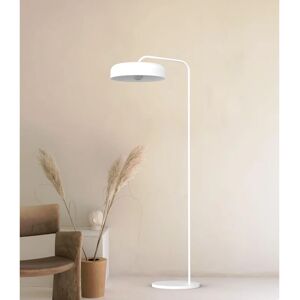 LUMICOM Lampada da terra Tuzzi arco bianco, H 185 cm, E27 MAX42W