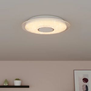 Inspire Plafoniera LED moderno Vizzini Star, bianco Ø 40 cm, luce CCT dimmerabile, 1800 LM