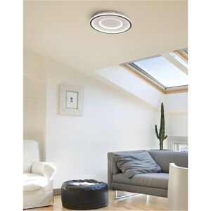 NOVECENTO Plafoniera design LED Celeste, bianco Ø 42 cm, luce CCT dimmerabile