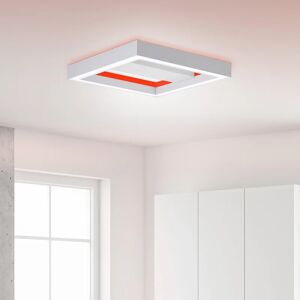 Brilliant Plafoniera LED moderno Icarus, bianco 30x cm, luce CCT dimmerabile, 1800 LM