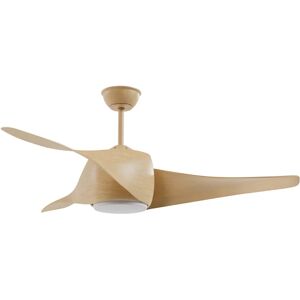 SULION Ventilatore da soffitto Cadillac, marrone, Ø 129 cm, CCT, dimmerabile,  IP20