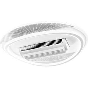 Intec Ventilatore da soffitto Heron, bianco, Ø 50 cm, dimmerabile,