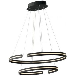 FAN EUROPE Sospensione LED CLARKE in alluminio nero 60W 4000K (luce naturale)