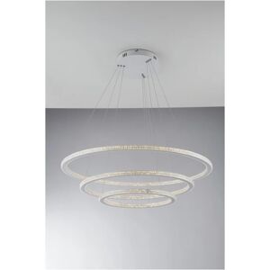 FAN EUROPE Sospensione LED BRYANT con tre diffusori diamantati 87W 4000K (luce naturale)