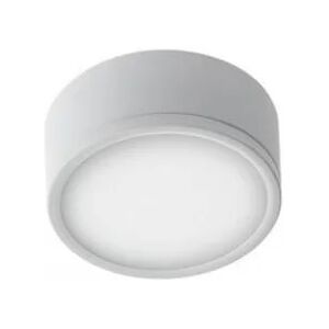 Intec Plafoniera LED KLIO rotonda in alluminio bianco 36W luce calda 21 cm.