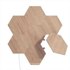 NANOLEAF Element Wood 7 Esagoni Luminosi-wood