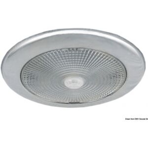 Osculati Plafoniera LED senza incasso day/night in acciaio Plafoniera LED 5+4 luce rossa