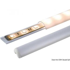 Båtsystem Profilo per inglobare le strisce di LED Profilo per strisce LED 1000 mm 17,3X8,4 mm