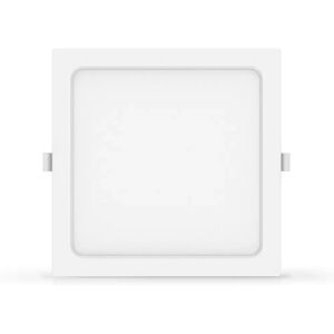 Faretto Led slim da incasso 20W Quadrato Cornice bianca Apertura 100 gradi Bianco neutro 4500K Aigostar