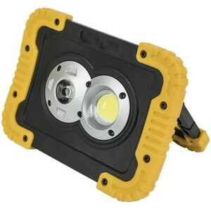 Faro Led da lavoro portatile 15W Nero e giallo IP54 Bianco neutro 4000K Dimmerabile Novaline