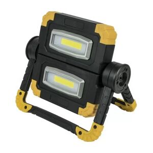 Faro Led da lavoro portatile 20W Nero e giallo IP54 Bianco neutro 4000K Dimmerabile Novaline