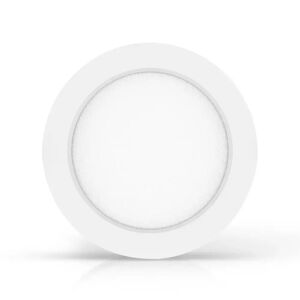 Plafoniera Led slim 12W Bianca Rotonda Bianco neutro 4000K Aigostar