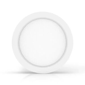 Plafoniera Led slim 18W Bianca Rotonda Bianco caldo 3000K Aigostar