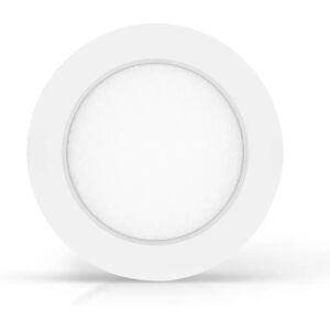 Plafoniera Led slim 6W Bianca Rotonda Bianco neutro 4000K Aigostar