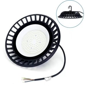 Campana Led industriale UFO Slim 100W Nera IP65 Bianco Freddo 6500K Aigostar