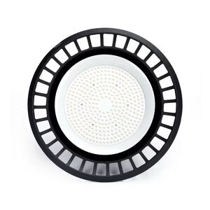 Campana Led industriale UFO Slim 200W Nera IP65 Bianco Neutro 4000K Aigostar