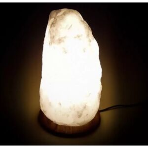 Lampada di Sale Himalayano Bianco naturale 4-6Kg LedLedITALIA