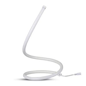 Lampada da tavolo Led Spiral Bianca 20W Bianco caldo 3000K V-TAC