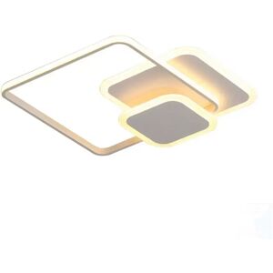 Lampadario Led da soffitto Quadrato Bianco 45W Dimmerabile con temperatura colore regolabile con telecomando M LEDME