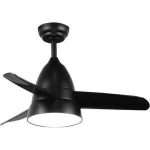 Lampadario Ventilatore da soffitto Black Silence 24W illuminazione Led regolabile con telecomando M LEDME