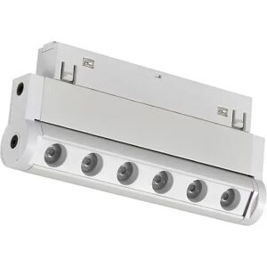 Modulo Faretti Led lineare da binario magnetico 16mm 6W bianco orientabile 12cm Bianco neutro 4000K M LEDME