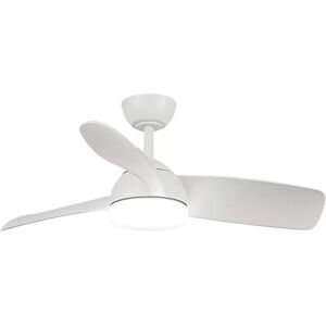 Lampadario Ventilatore da soffitto White Face 24W illuminazione Led regolabile con telecomando M LEDME