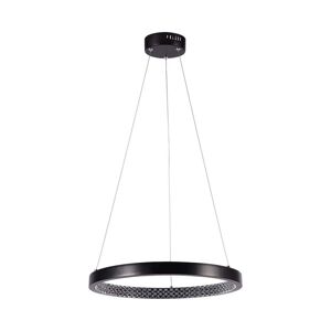 V-Tac Vt-7823 Lampadario Led A Sospensione Rotondo 19w Forma Circolare Anello Sospeso In Metallo D:40cm Luce 4000k Nero - Sku 10051