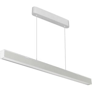 V-Tac Pro Vt-7-44 Plafoniera Led Linear Light A Sospensione Samsung Chip Smd 40w 3400lm Luce Cct 3in1 Alluminio Bianco - Sku10469