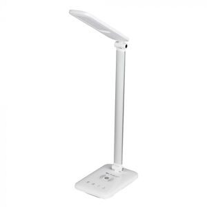 V-Tac Vt-1027 Lampada Da Tavolo Led 7w Touch Color Change 3in1 Dimmerabile Con Base Ricarica Wireless - Sku 218519