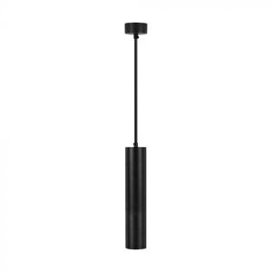 V-Tac Vt-976 Lampadario Led Portafaretto Pendente A Sospensione Gu10 In Alluminio Nero D:60*500mm - Sku 6687