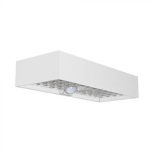 V-Tac Vt-406 Lampada Led Con Pannello Solare 6w Da Parete Sensore Pir Colore Bianco 4000k Ip65 - 10308