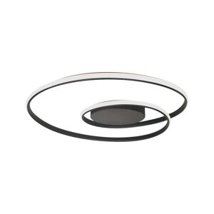 V-Tac Vt-7911 Lampadario Led Forma Astratta Rotondo Circolare 48w In Alluminio Triac Dimmerabile Colore Nero Luce 4000k 620mm - 14991