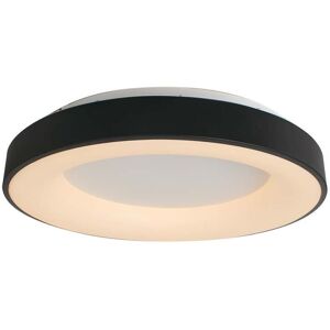 V-Tac Vt-7925 Lampadario Led 49w Triac Dimmerabile 60cm Plafoniera Rotonda Montaggio Plafone Colore Nero 3000k - 15346