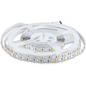 V-tac Vt-5050 Striscia Led 12v Smd5050 8w/mt Strip 5mt Rgb+w 4000k 60led/m - Sku 212552