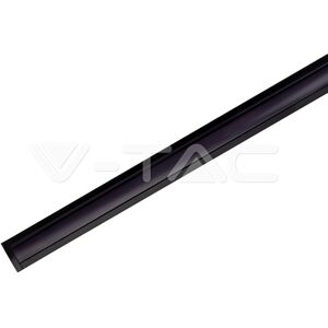 V-Tac Profilo In Alluminio Di Colore Nero 2mt Per Striscia Led Strip Ad Incasso Sku 2875