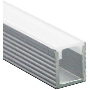 V-Tac Vt-8136 Profilo In Alluminio Da 2m A Incasso Colore Argento Milky Cover Per Striscia Led - Sku 2903